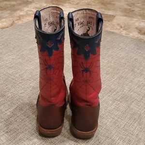 Olathe size 12 boys Spiderman cowboy boots